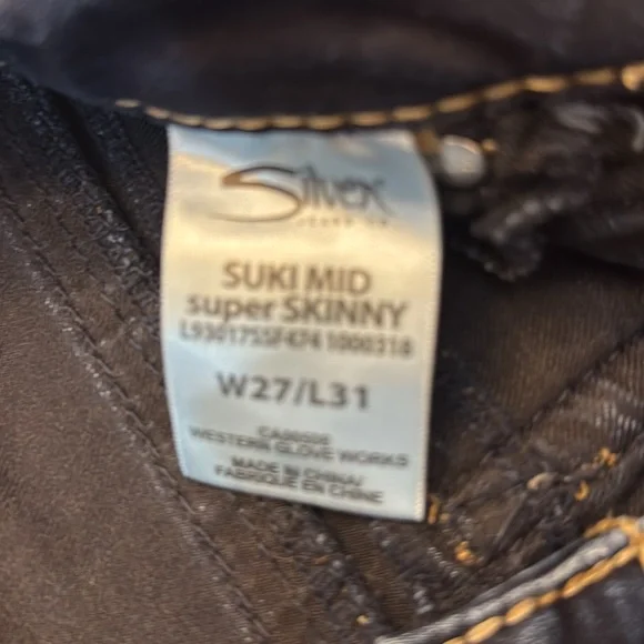 Silver Jeans Blue Skinny Fit Denim - Picture 3 of 4